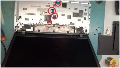 Як розібрати ноутбук samsung np-355