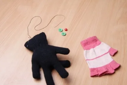 Як зробити кота з рукавички - як зробити кота з - hand-made (буде грати роль) Як зробити кота з рукавички - як зробити кота з - hand-made