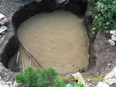 Як зробити ставок своїми руками з бетону (ставок) Як зробити ставок своїми руками з бетону