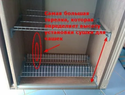 Як зробити шафу для сушки посуду своїми руками (розміри сушок) Як зробити шафу для сушки посуду своїми руками