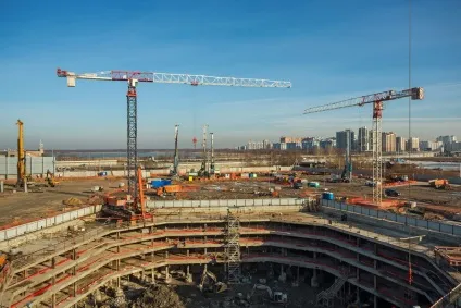 Як будується лахта-центр в Пітері, мир в фотографиях (рахунок сили тертя) Як будується лахта-центр в Пітері, мир в фотографиях