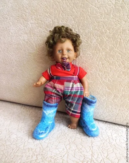 Як зваляти валянки для ляльки - ярмарок майстрів - ручна робота, handmade (шаблон) Як зваляти валянки для ляльки - ярмарок майстрів - ручна робота, handmade