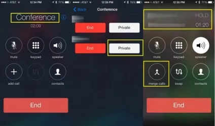 Як включити конференц-зв'язок на iphone
