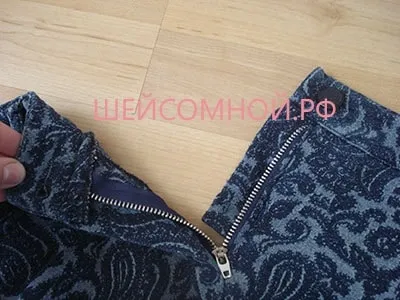 Як замінити блискавку на брюках (правій стороні брюк) Як замінити блискавку на брюках