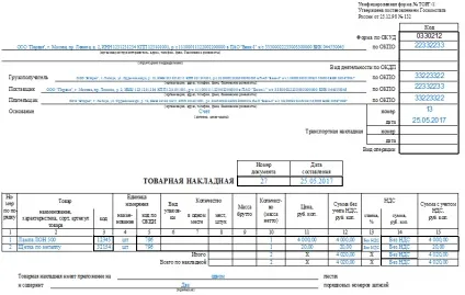 Як заповнити товарну накладну (торг-12) при роботі без пдв (зразок) (товарну) Як заповнити товарну накладну (торг-12) при роботі без пдв (зразок)
