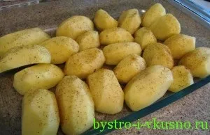 Картопля з куркою в молоці, швидко і смачно