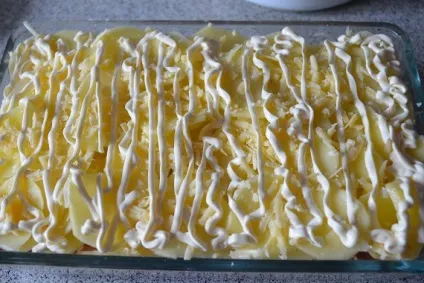 Картопляна запіканка з м'ясом простий рецепт (запіканка) Картопляна запіканка з м'ясом простий рецепт