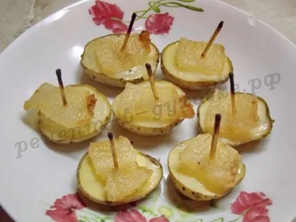 Картопля в духовці кораблики з салом на сайті (кораблики з картоплі) Картопля в духовці кораблики з салом на сайті