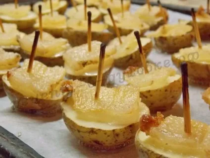 Картопля в духовці кораблики з салом на сайті (смачна картопля в духовці) Картопля в духовці кораблики з салом на сайті