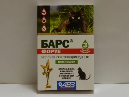 Краплі від бліх для котів і собак барс інструкція відгуки (краплі) Краплі від бліх для котів і собак барс інструкція відгуки