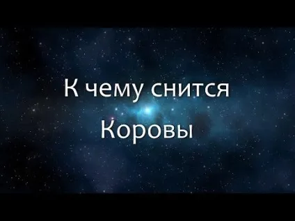 До чого сниться корова уві сні жінку та чоловіка - сонник (корова) До чого сниться корова уві сні жінку та чоловіка - сонник