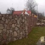 Паркани та доріжки з бутового каменю, фото і відео, особливості укладання, ціна (паркани) Паркани та доріжки з бутового каменю, фото і відео, особливості укладання, ціна