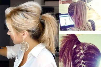 Хвіст на коротке волосся варіанти зачіски, hair fresh (хвіст) Хвіст на коротке волосся варіанти зачіски, hair fresh
