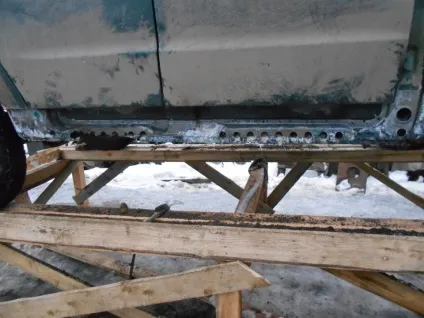 Заміна порогів уаз патріот своїми руками (порогів) Заміна порогів уаз патріот своїми руками