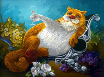 Кот на місяці (ольга вайсбекер) (місяці) Кот на місяці (ольга вайсбекер)