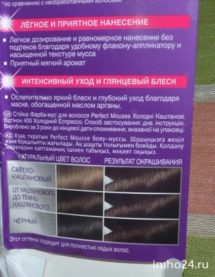 Фарба-мус perfect mousse від schwarzkopf відгуки