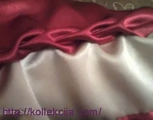 Кругла подушка в техніці диміти