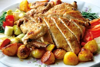Куряча шкіра, фарширована курячим фаршем - покроковий рецепт з фото на (страви) Куряча шкіра, фарширована курячим фаршем - покроковий рецепт з фото на