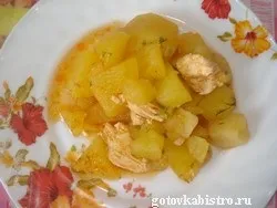Курка з картоплею в молоці, готуємо швидко і смачно (готуємо) Курка з картоплею в молоці, готуємо швидко і смачно