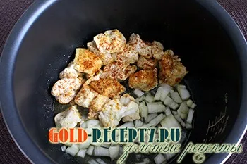 Курка тушкована з стручкової квасолею (квасолею) Курка тушкована з стручкової квасолею