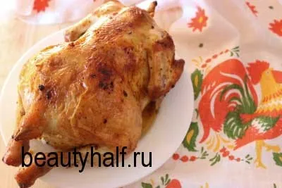 Курка в духовці з яблуками і рисом прекрасна половина (рецепт) Курка в духовці з яблуками і рисом прекрасна половина
