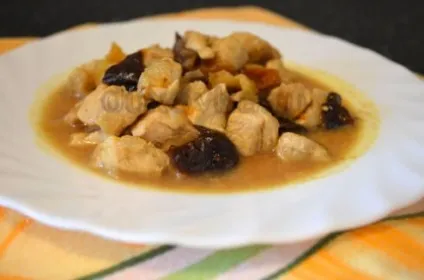 Курка з чорносливом і курагою - рецепт з покроковими фото (курка) Курка з чорносливом і курагою - рецепт з покроковими фото