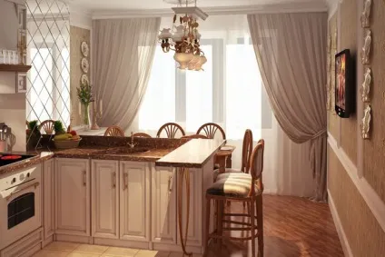 Кухня кольору кави з молоком - hd interior