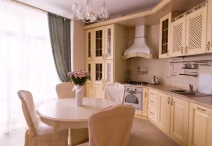Кухня кольору кави з молоком - hd interior
