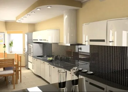 Кухня кольору кави з молоком - hd interior