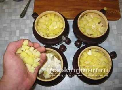 Курка в горщику з картоплею - кулінарія для чоловіків (рецепти для духовки) Курка в горщику з картоплею - кулінарія для чоловіків