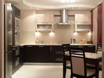 Кухня кольору кави з молоком - hd interior