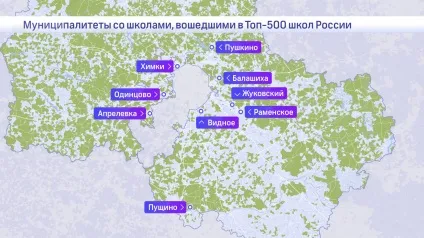 Кращі школи Підмосков'я