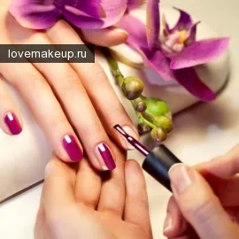 Манікюр - бите скло - гель-лаком