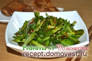 Маринований зелена цибуля по-корейськи - рецепти від домовеста (такі) Маринований зелена цибуля по-корейськи - рецепти від домовеста