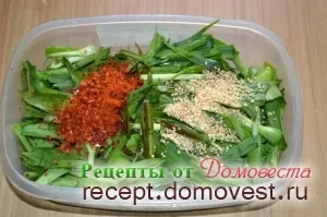 Маринований зелена цибуля по-корейськи - рецепти від домовеста (зеленого) Маринований зелена цибуля по-корейськи - рецепти від домовеста