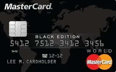 Mastercard black edition, карта mastercard black edition, привілеї, world, прем'єр, переваги