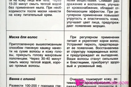 Маски для волосся з глини (бальзаму довжини волосся) Маски для волосся з глини