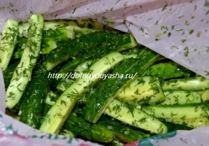 Мариновані огірки в пакеті швидкий рецепт, блог кулінара (огірки) Мариновані огірки в пакеті швидкий рецепт, блог кулінара