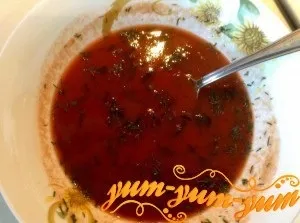 Запіканка з кольорової капусти з куркою (кольоровий) Запіканка з кольорової капусти з куркою