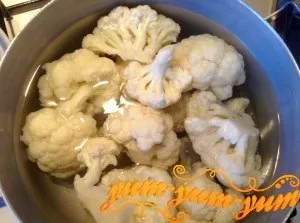 Запіканка з кольорової капусти з куркою (кольоровий) Запіканка з кольорової капусти з куркою