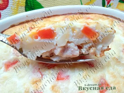 Запіканка з куркою і цвітною капустою - смачна їжа (капустою) Запіканка з куркою і цвітною капустою - смачна їжа