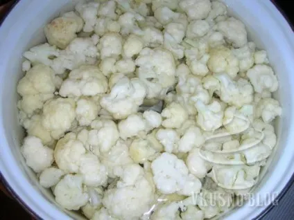 Запіканка з кольорової капусти з курячим філе - рецепт з фото (кольоровий) Запіканка з кольорової капусти з курячим філе - рецепт з фото