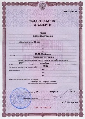 Лікарське свідоцтво про смерть як і де отримати в 2017, документи, дублікат (свідоцтво) Лікарське свідоцтво про смерть як і де отримати в 2017, документи, дублікат