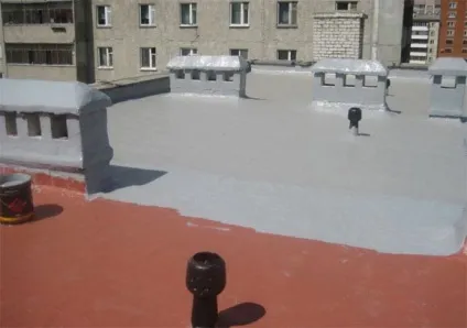 Мастикові покрівлі, пристрій рулонної даху гаража з використанням покриття бітумаст, детальне (покрівлі) Мастикові покрівлі, пристрій рулонної даху гаража з використанням покриття бітумаст, детальне