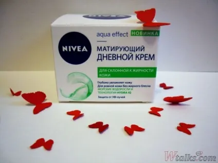 Матуючий денний крем aqua effect від nivea