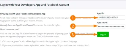 Моментальні статті facebook як налаштувати і публікувати
