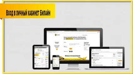 Мій билайн особистий кабінет, огляд послуги (особистий) Мій билайн особистий кабінет, огляд послуги