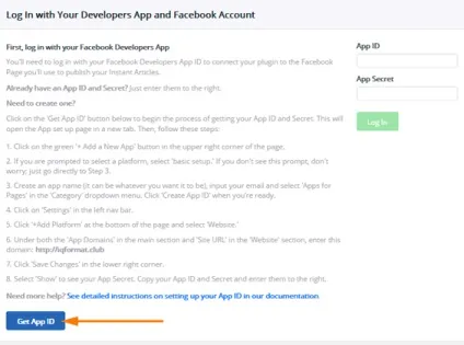 Моментальні статті facebook як налаштувати і публікувати