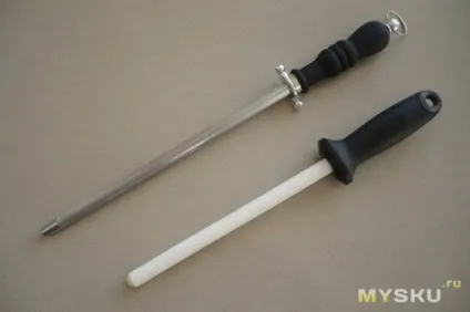 Мусати для редагування ножів сталевий і керамічний (редагування) Мусати для редагування ножів сталевий і керамічний