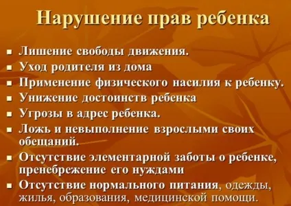 Порушення прав дитини які права найчастіше порушуються, захист прав дітей (порушення права дитини на освіту) Порушення прав дитини які права найчастіше порушуються, захист прав дітей